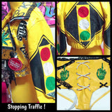 "CrC" Runway RDY Custom Lmt. Edt. 3PC Stoppin' Traffic Jacket Set (Yellow Pleather)