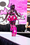 “HELLO-KITTY KUROMI Hot Pink Faux Fur” Runway RDY Set