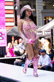 “CRYSTAL COWGIRL BARBIE” 3 Pc Runway RDY Set