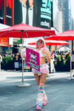 “HELLO-KITTY PRETTY 3PC Pastel Rainbow Faux Fur” Runway RDY Set