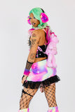 “GOTHIC RAINBOW” Faux Fur 3pc Runway RDY Set