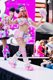 “HELLO-KITTY PRETTY 3PC Pastel Rainbow Faux Fur” Runway RDY Set