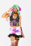 “GOTHIC RAINBOW” Faux Fur 3pc Runway RDY Set