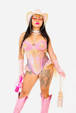 “CRYSTAL COWGIRL BARBIE” 3 Pc Runway RDY Set
