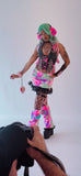 “GOTHIC RAINBOW” Faux Fur 3pc Runway RDY Set