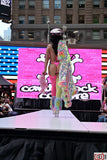 “Custom CARE BEARS RAINBOW SEQUIN Faux Fur COAT”Runway RDY