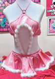 “POM POM BARBIE CUTOUT Runway RDY BODYSUIT”