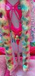 “GANGSTA BARBIE Rhinestone Open BODYSUIT” Runway RDY
