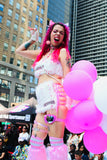 “PINK PUNK SNOWSTORM” 2pc Faux Fur Spiked Set Runway RDY