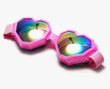 Baby Pink Heart Oversized Goggles