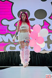 “PINK PUNK SNOWSTORM” 2pc Faux Fur Spiked Set Runway RDY