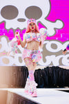 “HELLO-KITTY PRETTY 3PC Pastel Rainbow Faux Fur” Runway RDY Set