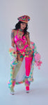 “GANGSTA BARBIE Rhinestone Open BODYSUIT” Runway RDY