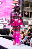 “HELLO-KITTY KUROMI Hot Pink Faux Fur” Runway RDY Set