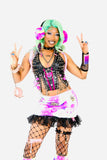 “GOTHIC RAINBOW” Faux Fur 3pc Runway RDY Set