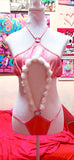 “POM POM BARBIE CUTOUT Runway RDY BODYSUIT”