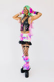 “GOTHIC RAINBOW” Faux Fur 3pc Runway RDY Set