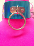 2" XL HOLOGRAPHIC O-RING CHOKER (Pink, Silver, Blue)