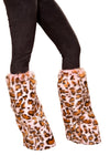 4889 - Pair of Pink Leopard Leg Warmers