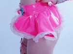 "CrC" Weekend RDY *Not ur Barbie* 5PC Pink Patent Leather Skirt Set