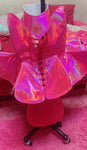 "CrC" *Times Sq. Billboard!* 3 PC Barbie Dream Runway RDY Studded n' Spiked Corset Dress Set