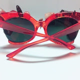 RESORT GLAM Metallic Crystal Gem Rhinestone Sunglasses "Custom Sunnies"