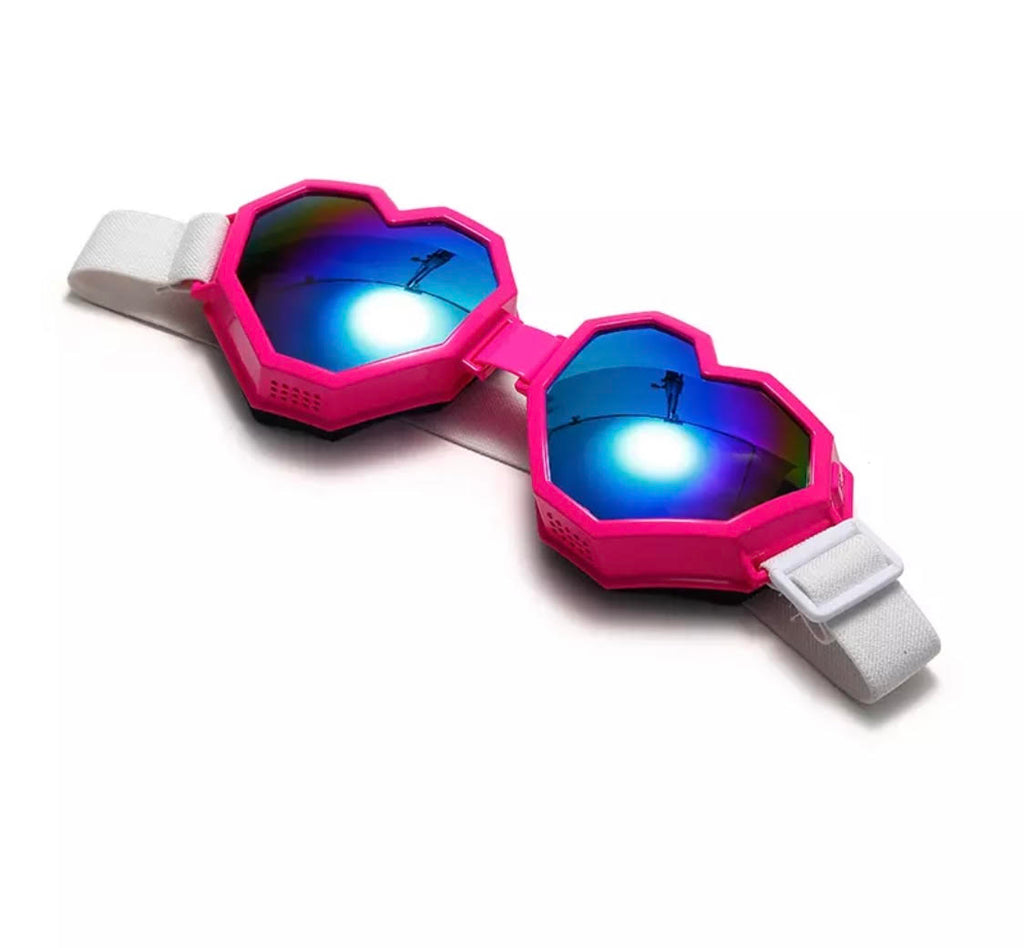 Heart Shaped Oversized Goggles – Candy-Rock Couture